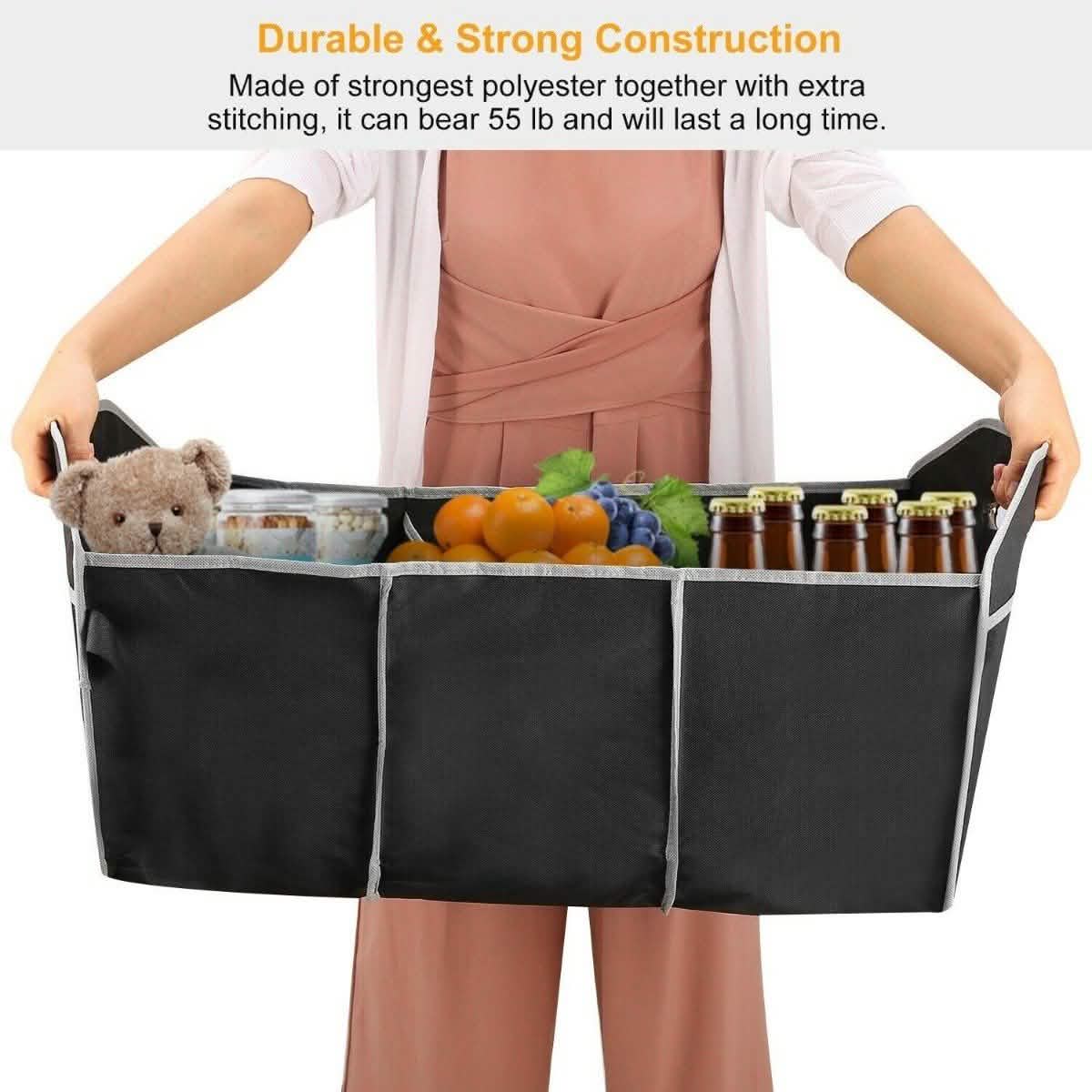 2-in-1 Collapsible Trunk Organizer with Removable Cooler by DailySale