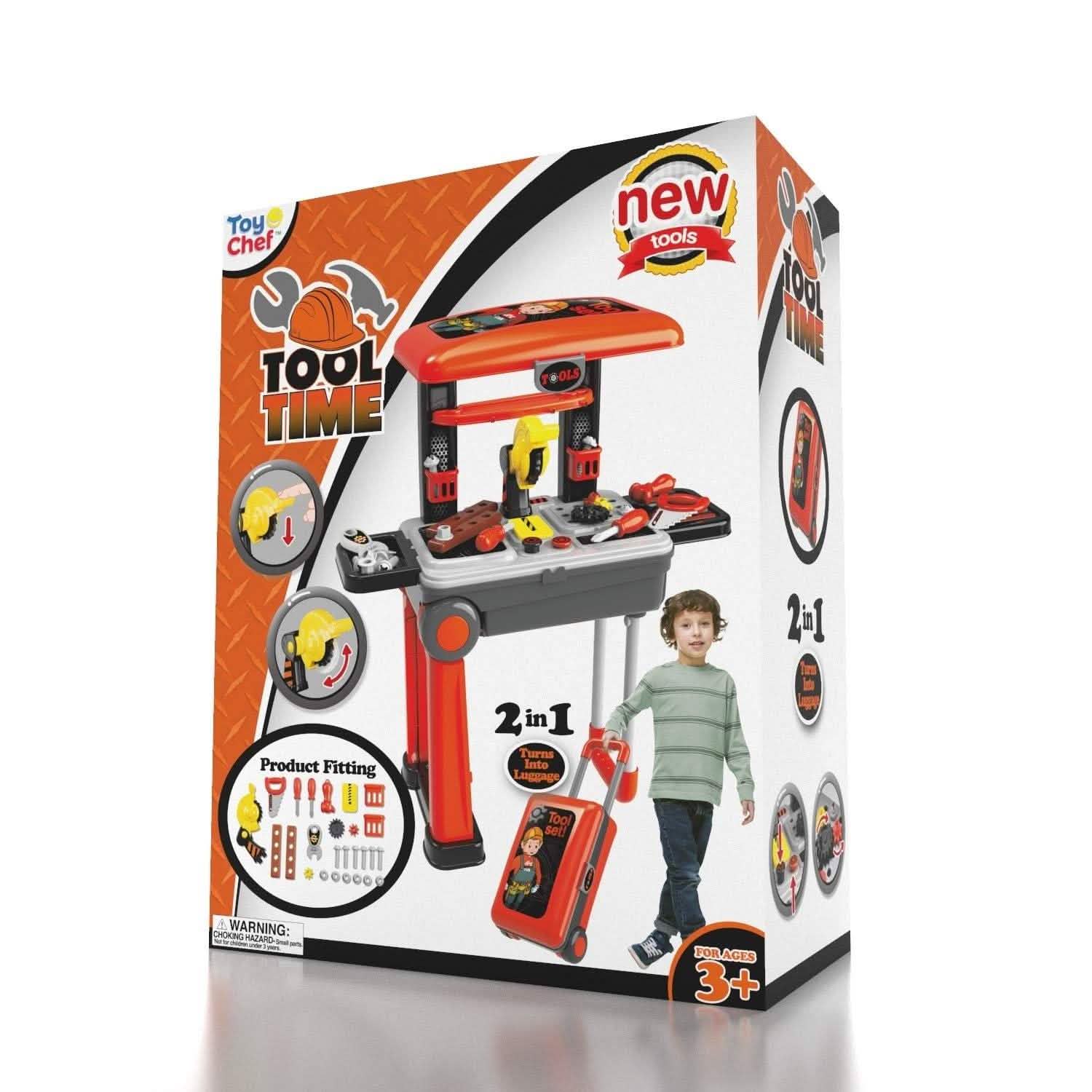 2-in-1 Pretend Play Game Travel Suitcase for Girls by DailySale