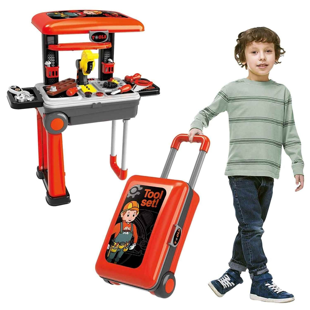 2-in-1 Pretend Play Game Travel Suitcase for Girls by DailySale