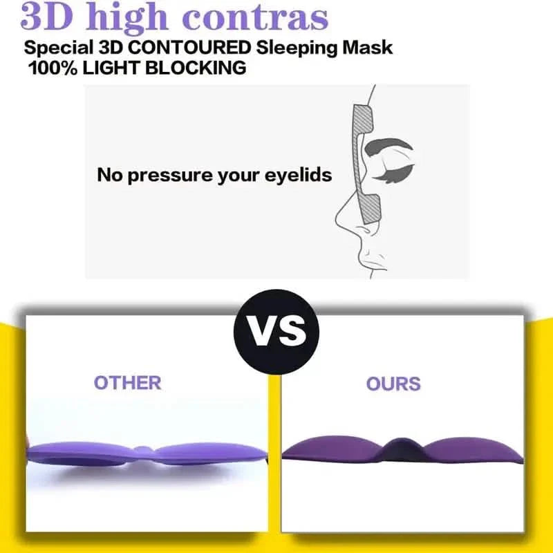 2-Pack: 3D Eye mask for Sleeping by DailySale