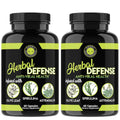 2-Pack: Angry Supplements Herbal Defense Anti Viral Immune Support, Spirulina Olive Leaf by DailySale