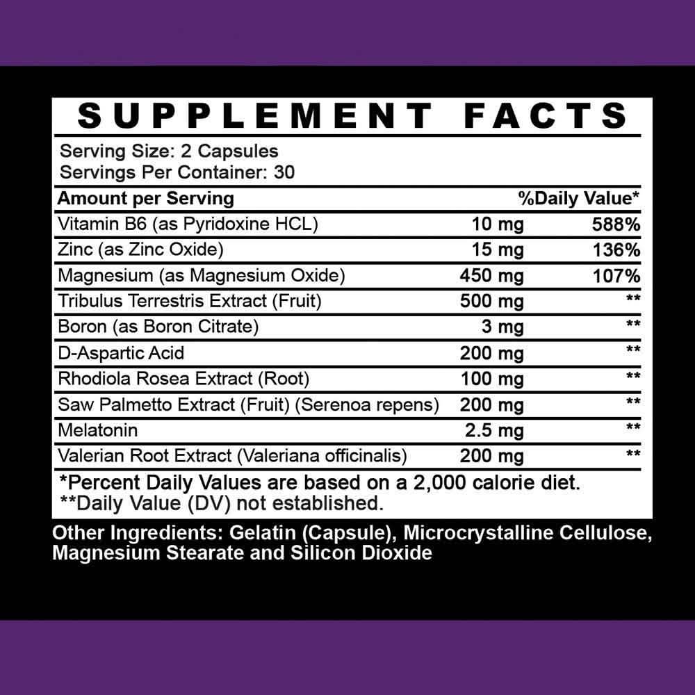 2-Pack: Angry Supplements Test Booster for Men by DailySale