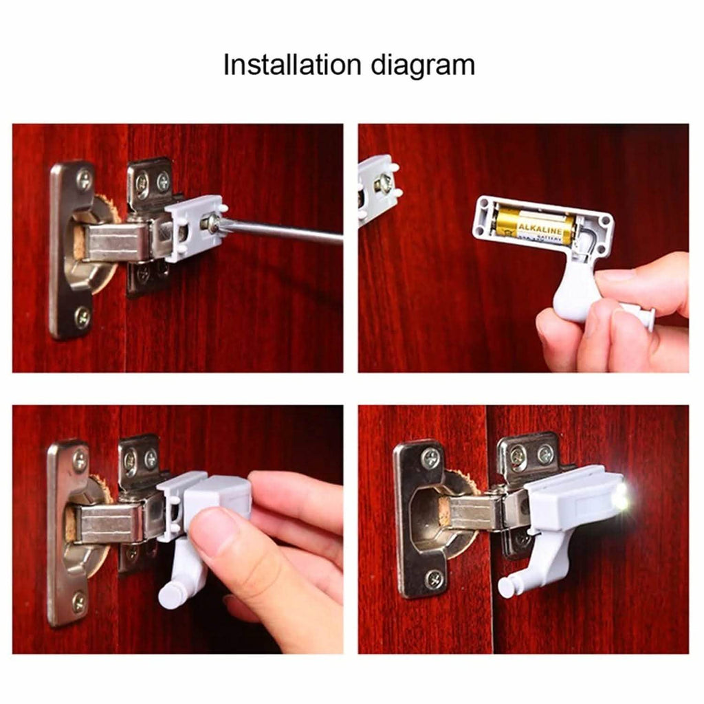 2-Pack: Cabinet Hinge Light Induction by DailySale