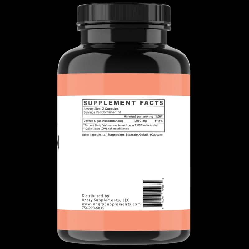 2-Pack: Just Pure Vitamin C 1,000MG Support Healthy Immune System, Antioxidant by DailySale