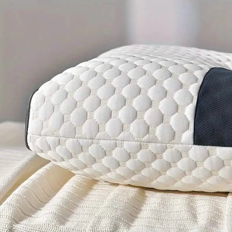 Knitted Antibacterial Cotton Massage Neck Pillow with Removable Cover by DailySale