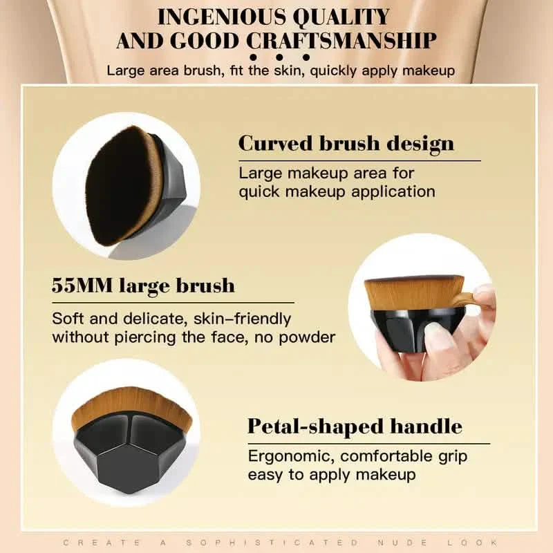 2-Pack: Liquid Foundation Makeup Brushes by DailySale