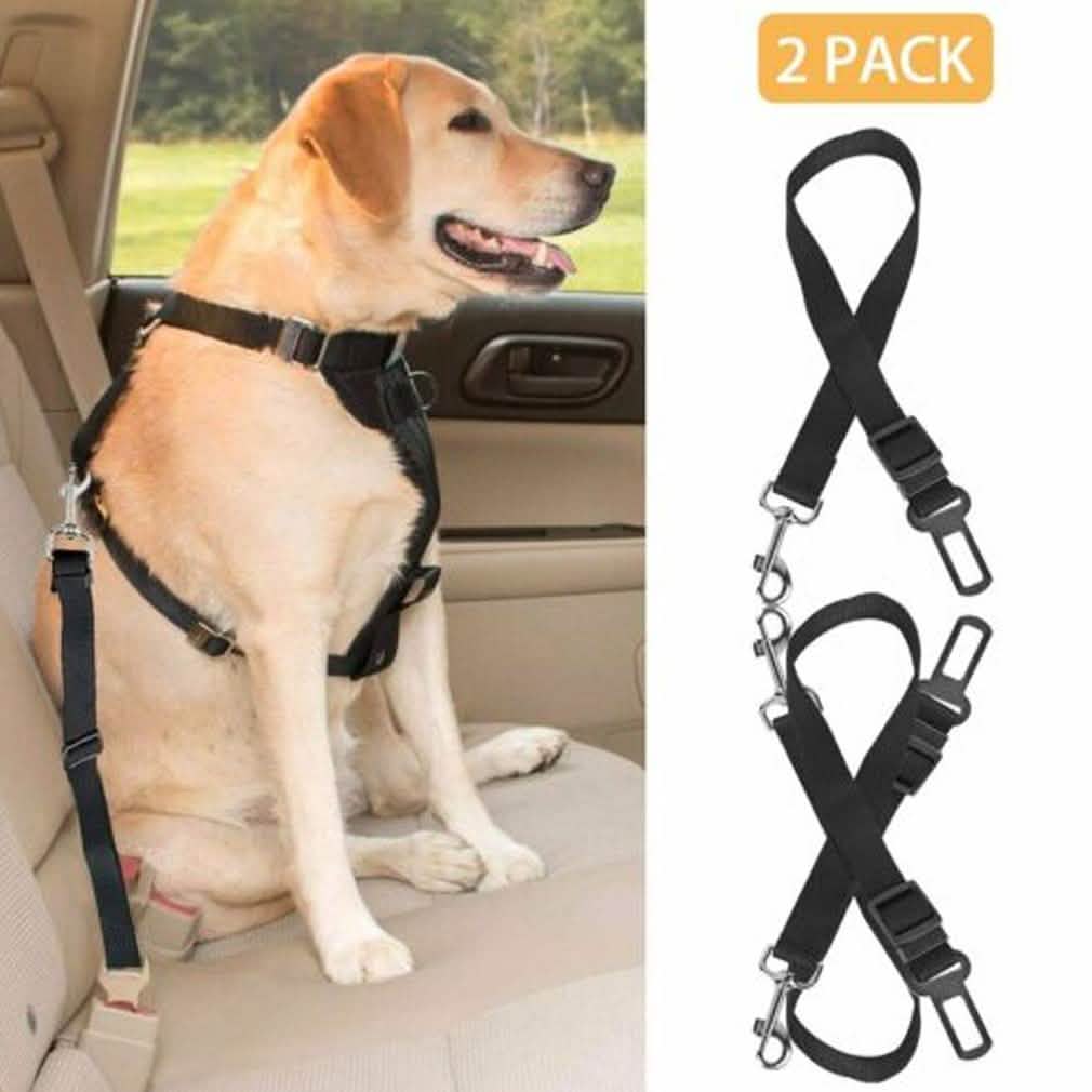 2-Pack: Multipurpose Pet Safety Vehicle Seat Belt by DailySale
