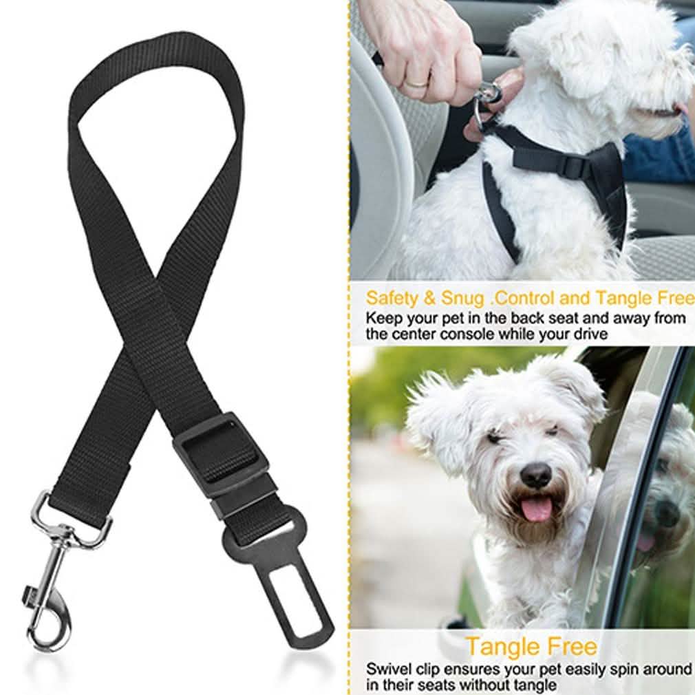 2-Pack: Multipurpose Pet Safety Vehicle Seat Belt by DailySale