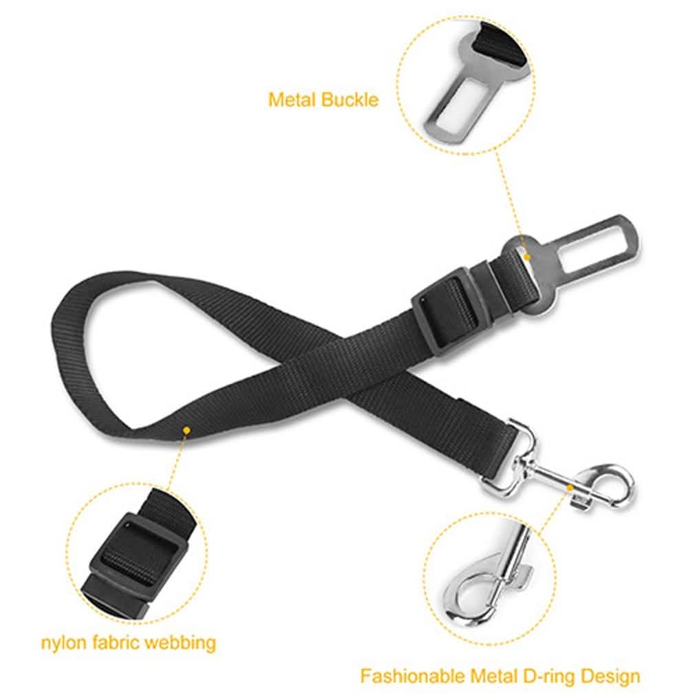 2-Pack: Multipurpose Pet Safety Vehicle Seat Belt by DailySale