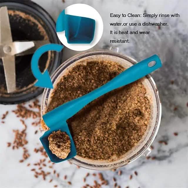 2-Pack: Rotary Scraper Rotating Spatula Scooping Portioning Food Processor by DailySale