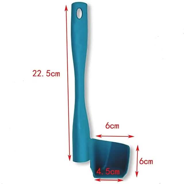 2-Pack: Rotary Scraper Rotating Spatula Scooping Portioning Food Processor by DailySale