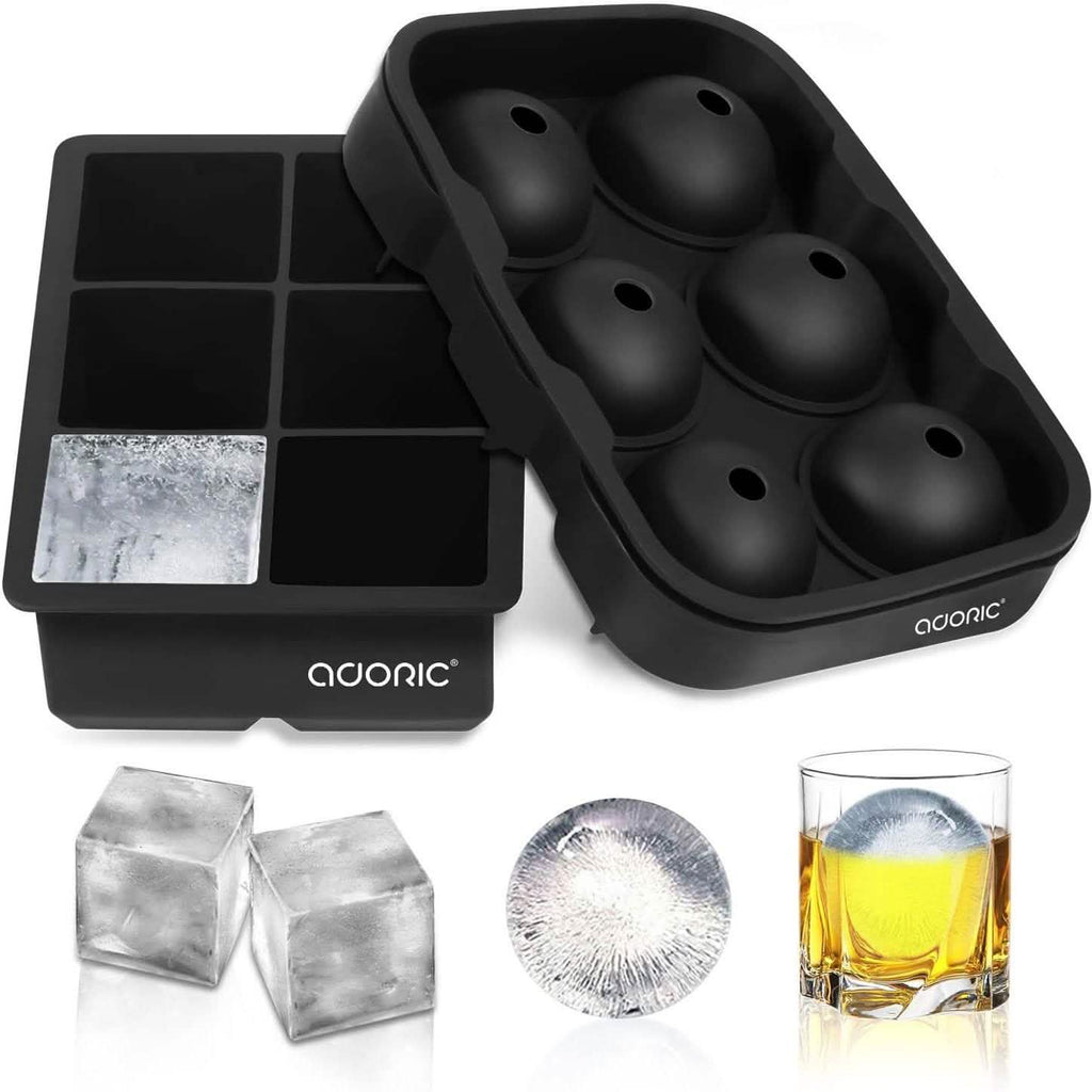 2-Pack Set: Adoric Life Silicone Ice Cube Molds by DailySale
