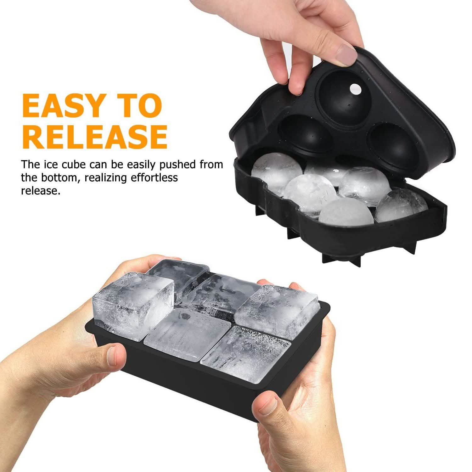 2-Pack Set: Adoric Life Silicone Ice Cube Molds by DailySale