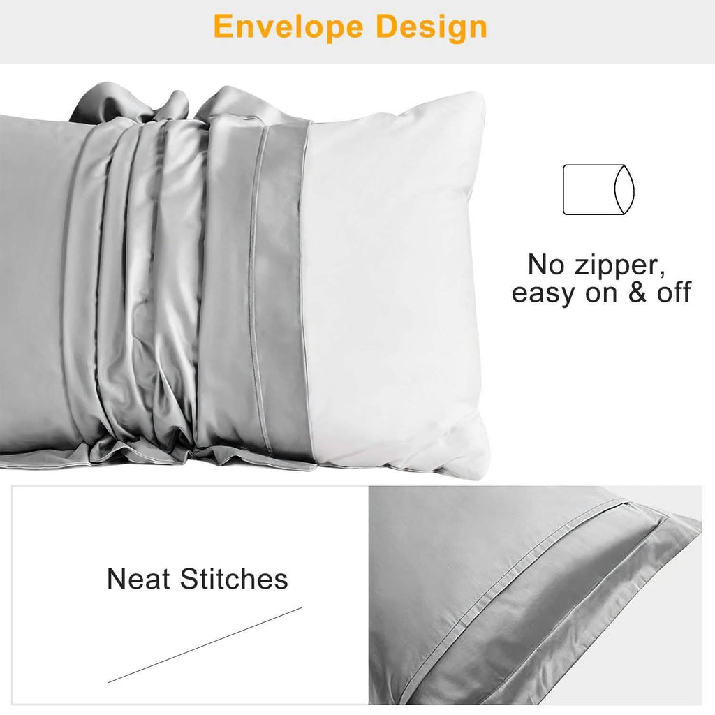 2-Pack: Soft Silky Satin Pillow Case by DailySale