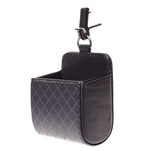 2-Pack: Universal Car Mobile Phone Bag PU Leather Car Auto Air Outlet Coin Bag Case by DailySale