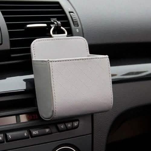 2-Pack: Universal Car Mobile Phone Bag PU Leather Car Auto Air Outlet Coin Bag Case by DailySale