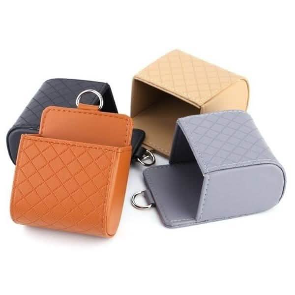 2-Pack: Universal Car Mobile Phone Bag PU Leather Car Auto Air Outlet Coin Bag Case by DailySale