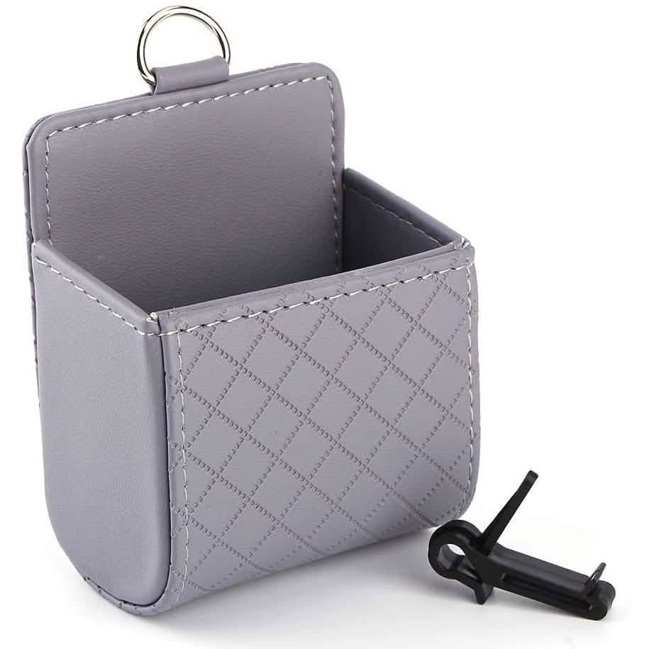 2-Pack: Universal Car Mobile Phone Bag PU Leather Car Auto Air Outlet Coin Bag Case by DailySale