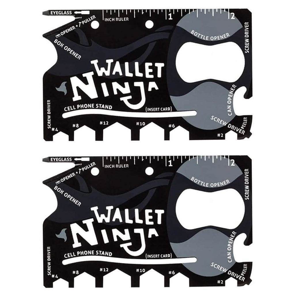 2-Pack: Wallet Ninja 18-in-1 Credit Card Sized Multi-tool by DailySale