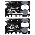 2-Pack: Wallet Ninja 18-in-1 Credit Card Sized Multi-tool by DailySale