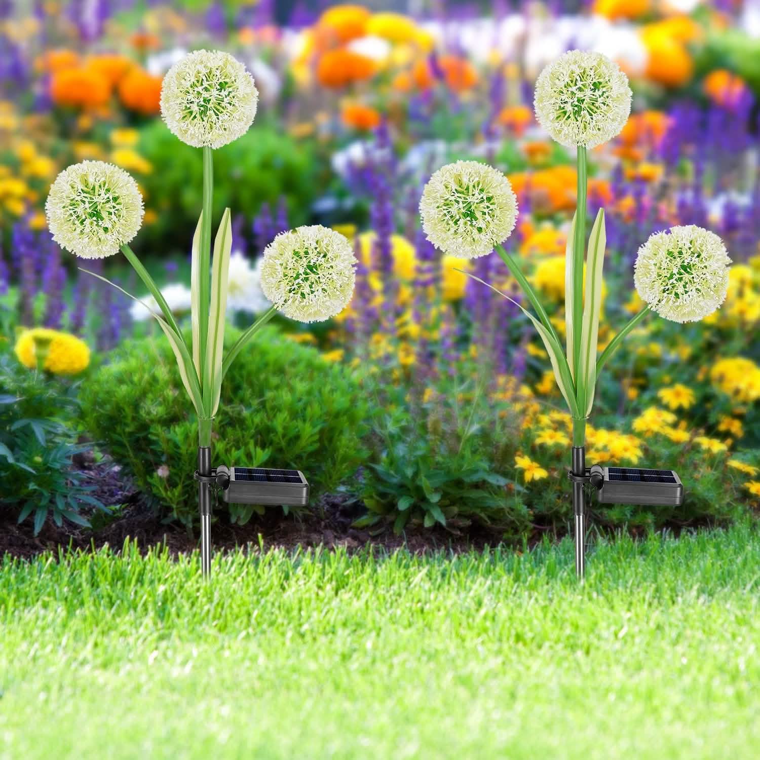 2-Piece: 36 LED Dandelion Solar Lights by DailySale