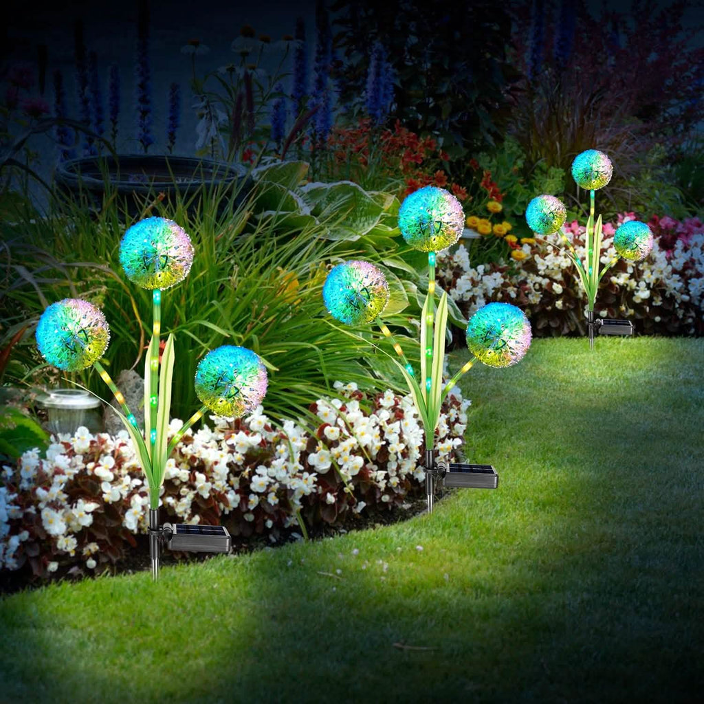 2-Piece: 36 LED Dandelion Solar Lights by DailySale