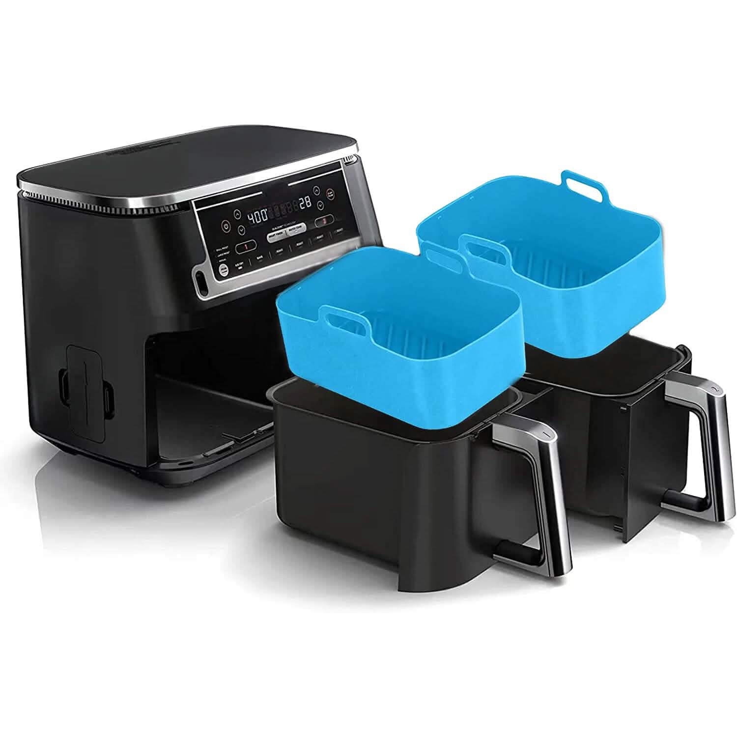 2-Piece: Air Fryer Silicone Pot by DailySale