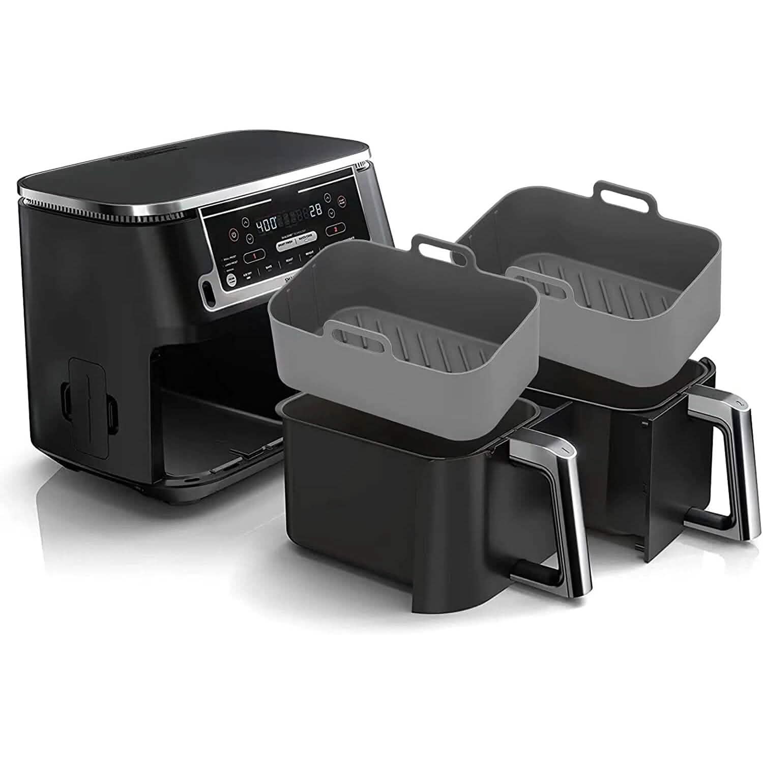 2-Piece: Air Fryer Silicone Pot by DailySale