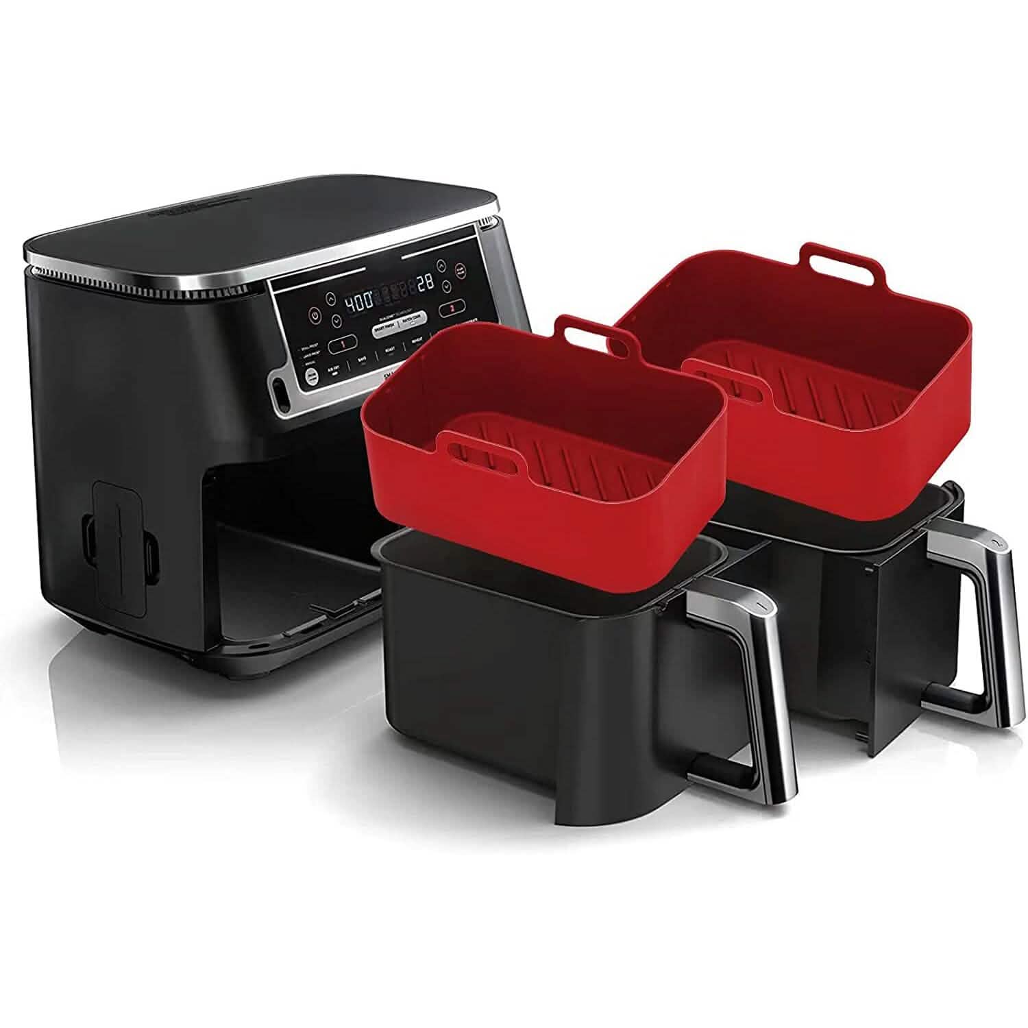 2-Piece: Air Fryer Silicone Pot by DailySale