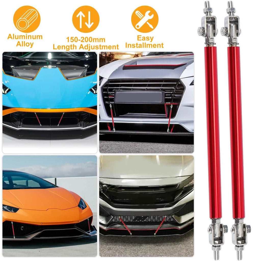 2-Piece: Front Bumper Lip Splitter Rod by DailySale