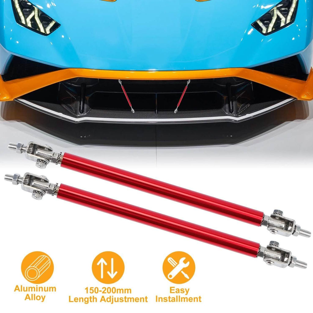 2-Piece: Front Bumper Lip Splitter Rod by DailySale