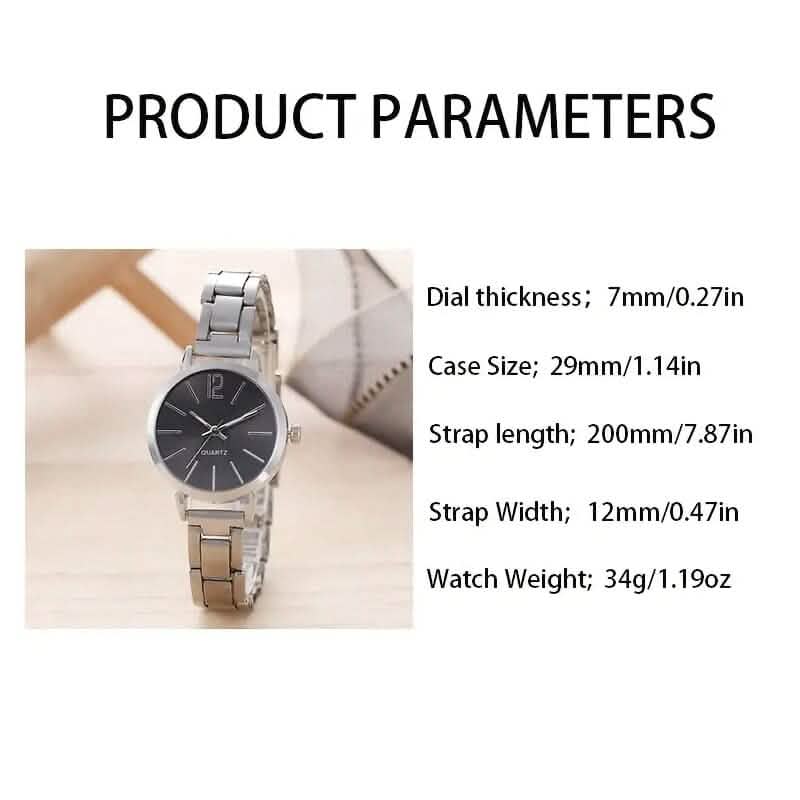 2-Piece Set: Digital Alloy with Quartz Watch and Love Bracelet by DailySale