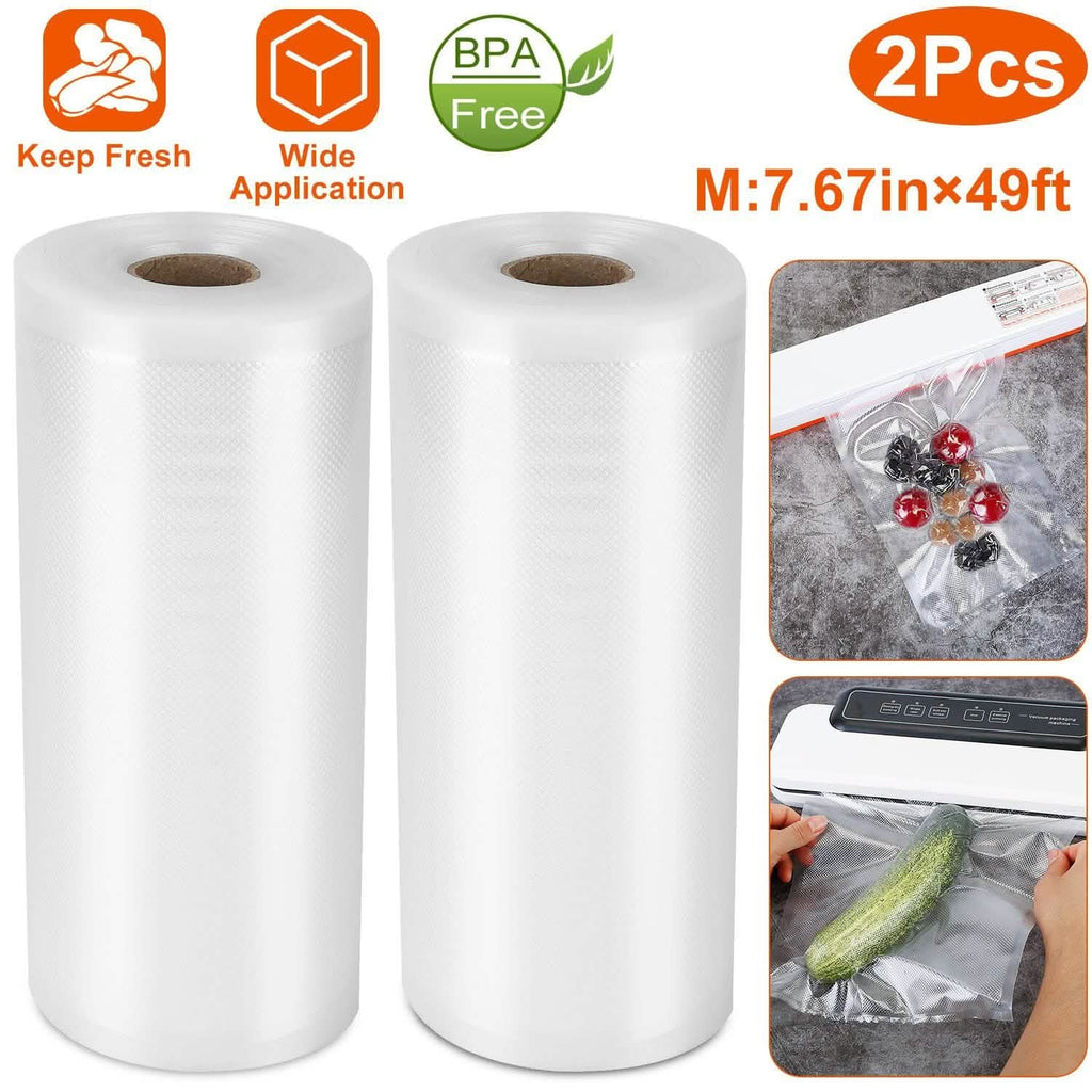 2-Piece: Vacuum Sealer Bag Rolls by DailySale