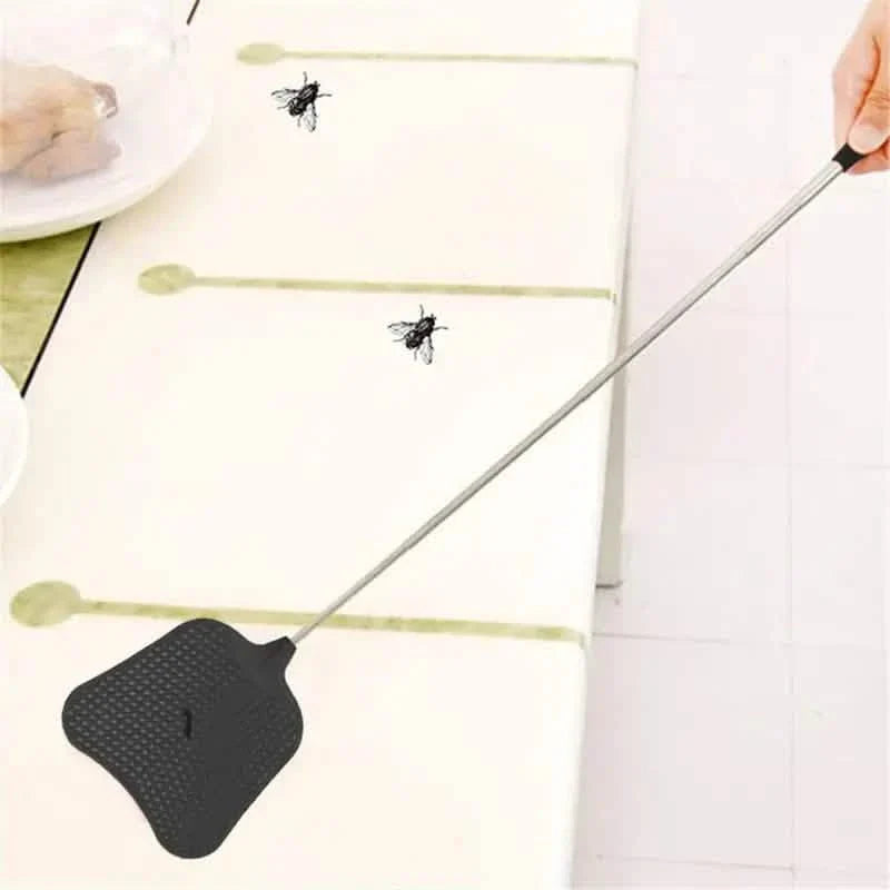 2-Pieces: Heavy Duty Telescopic Fly Swatter Set by DailySale