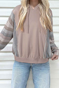 DUNE Colorblock Patchwork Baggy Hoodie by Wild and Free Boutique