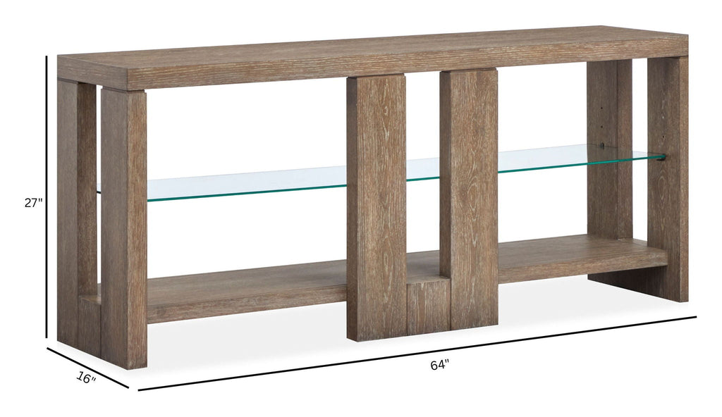 Cypress - Console Sofa Table - Spiced Brown by Unique Piece Furniture