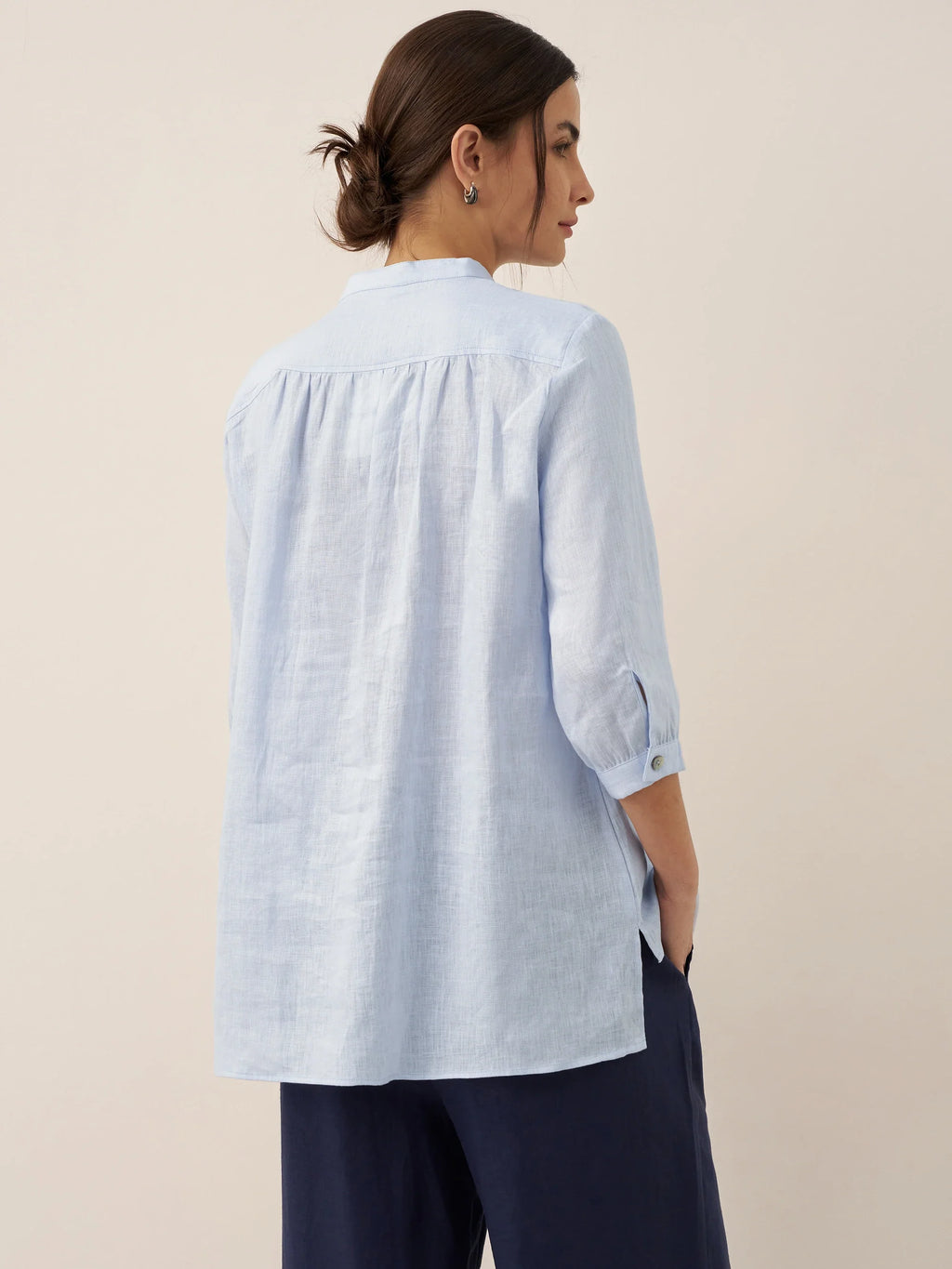 100% Linen Dress Shirt JOANNA by LINTICO
