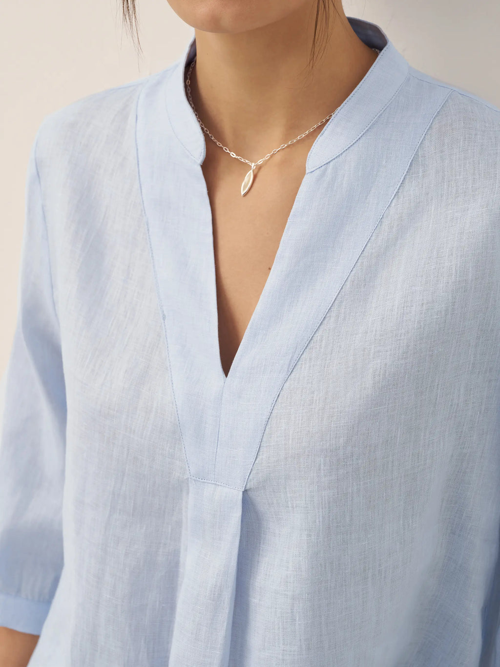 100% Linen Dress Shirt JOANNA by LINTICO