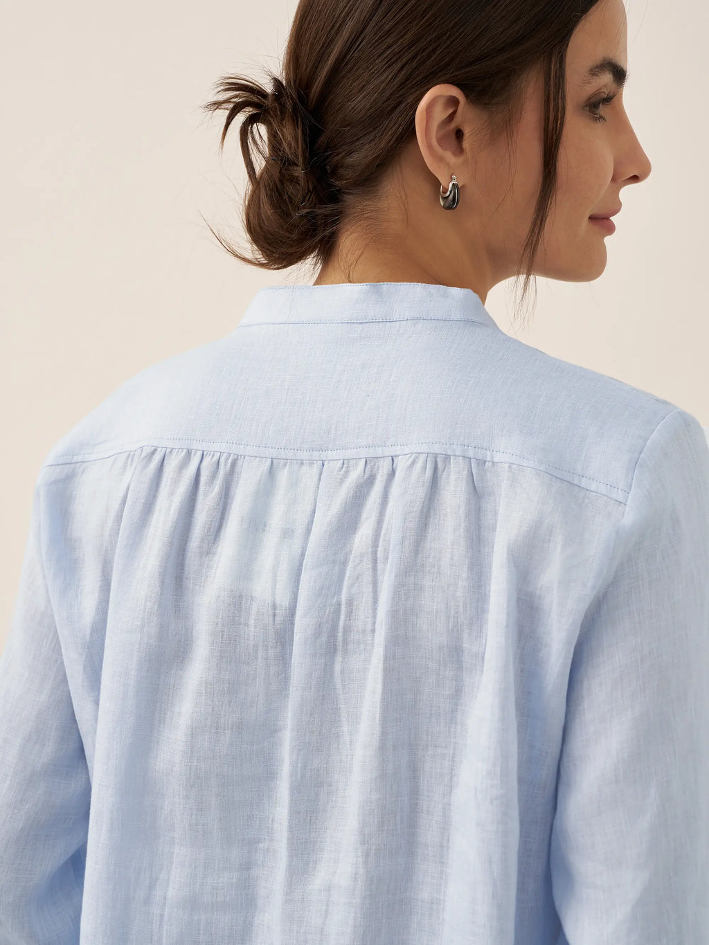 100% Linen Dress Shirt JOANNA by LINTICO