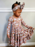 Long Sleeve Twirl Dress & Short Set by Minikin Mischief Clothing Co.