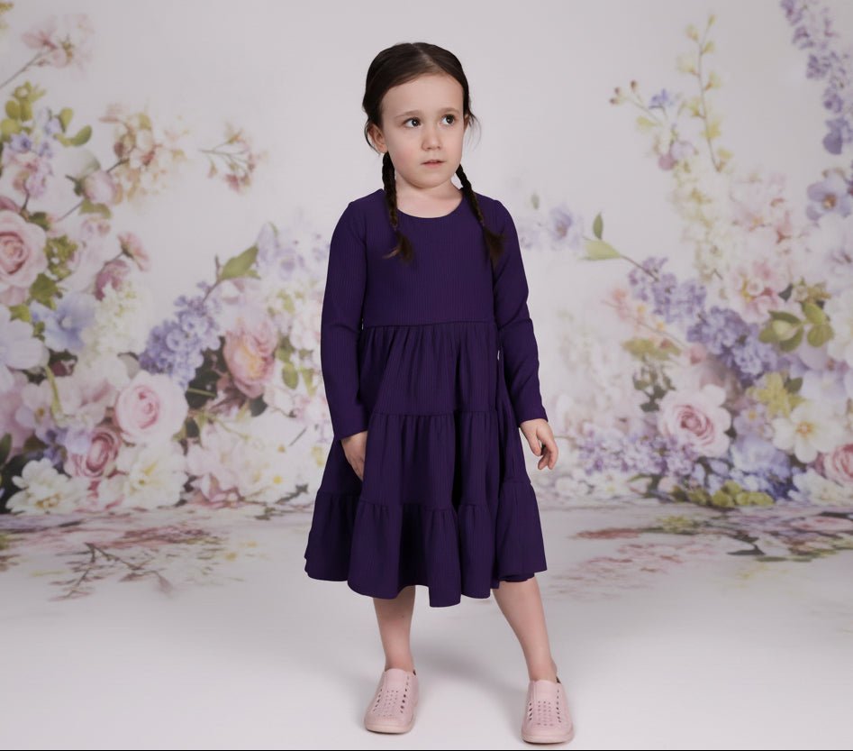 Long Sleeve Twirl Dress & Short Set by Minikin Mischief Clothing Co.