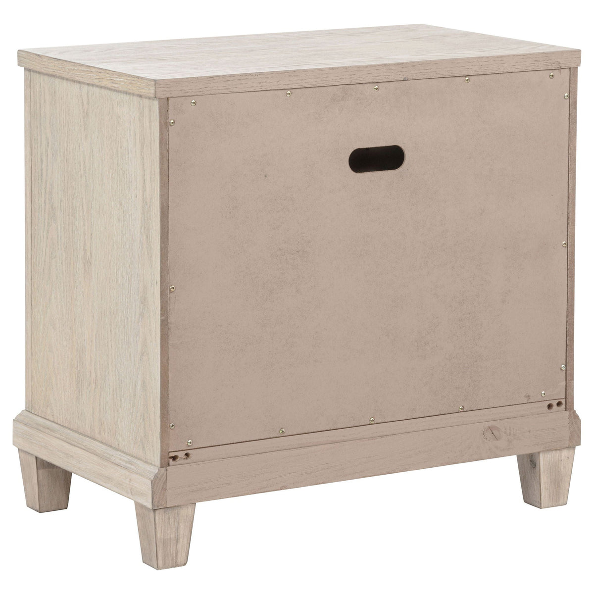 Pembroke 2-drawer Nightstand Bedside Table Washed Oak by Unique Piece Furniture