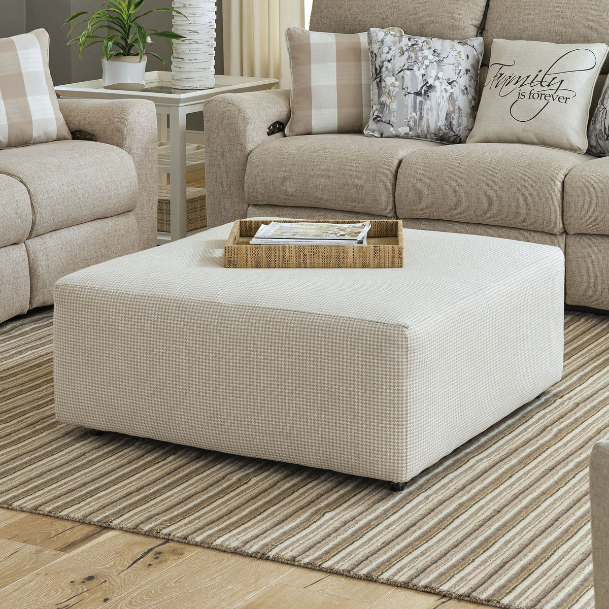 Searsport - Castered Cocktail Ottoman by Unique Piece Furniture