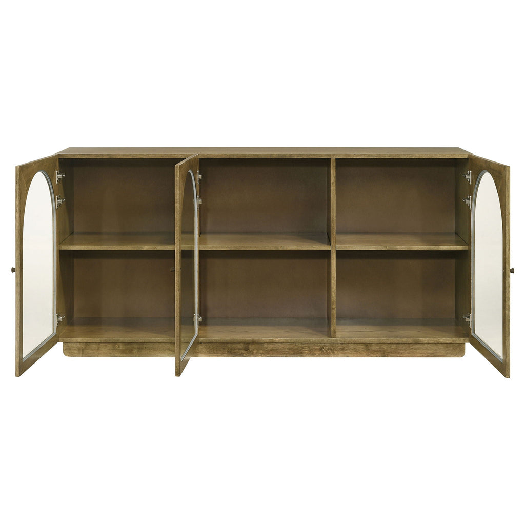 Castlewood 71-inch Dining Sideboard Buffet Server Brown Oak by Unique Piece Furniture