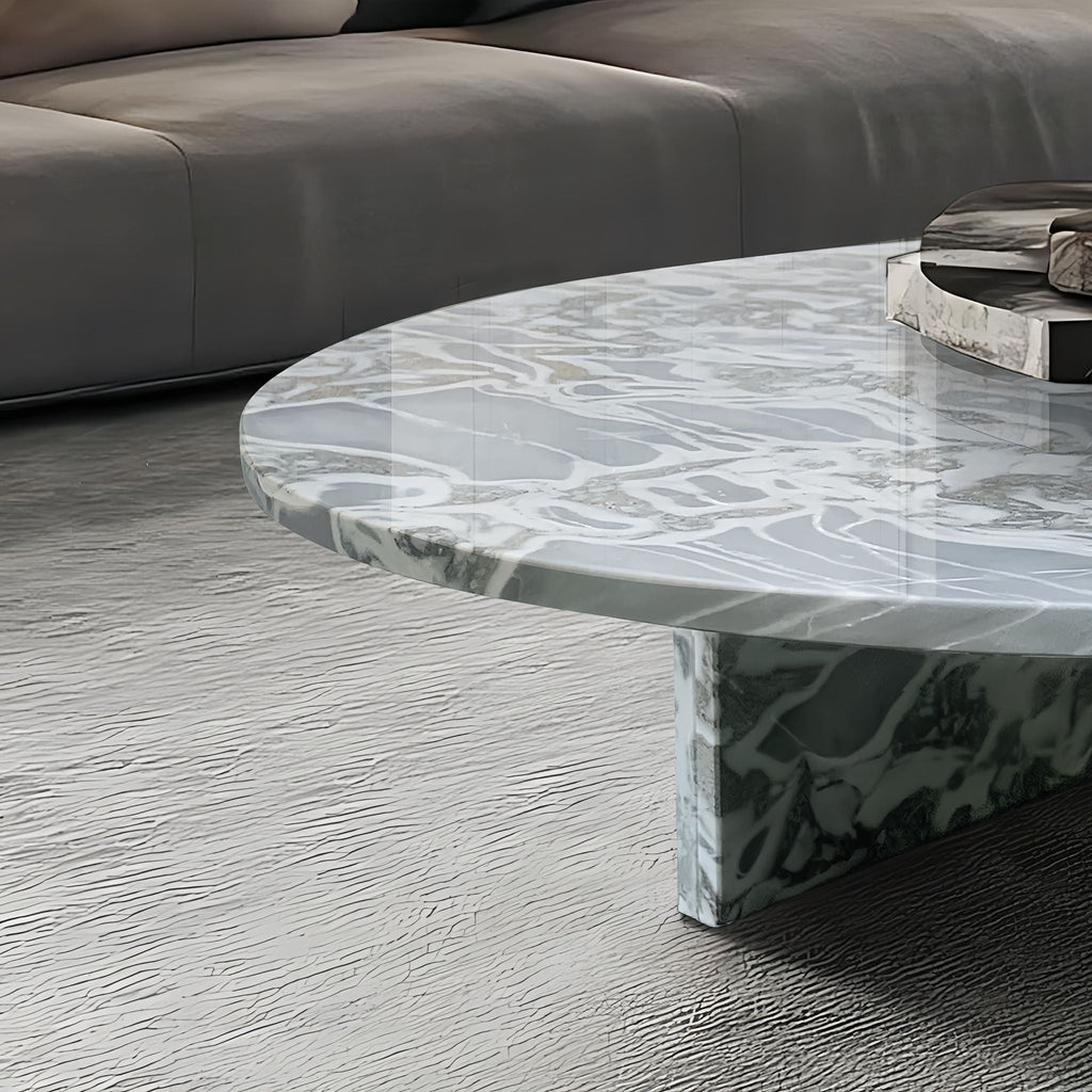 Luxury Coffee Table With Unique Veining, Unique Stone Design by Unique Piece Furniture