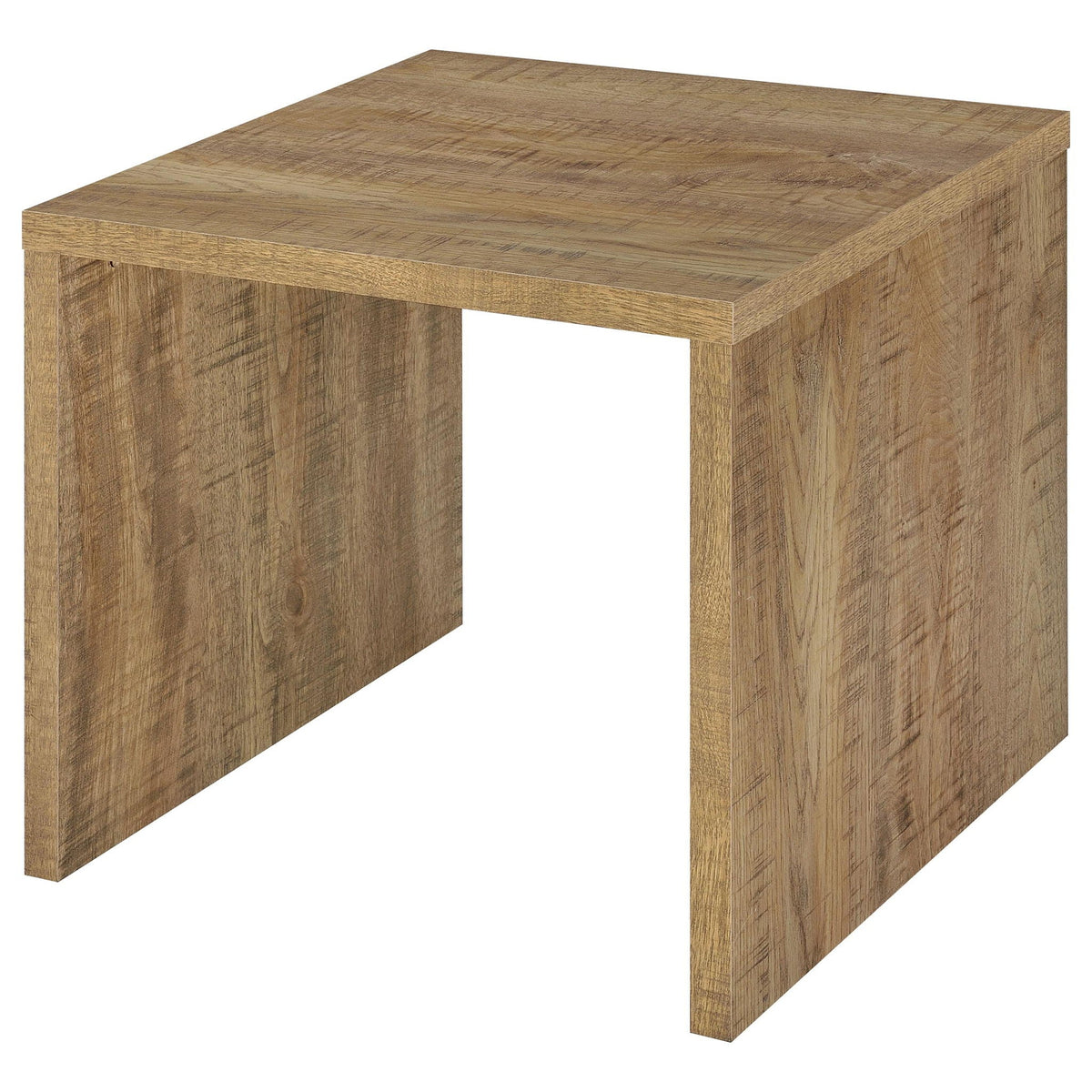Canoga Engineered Wood Accent Side End Table Mango by Unique Piece Furniture