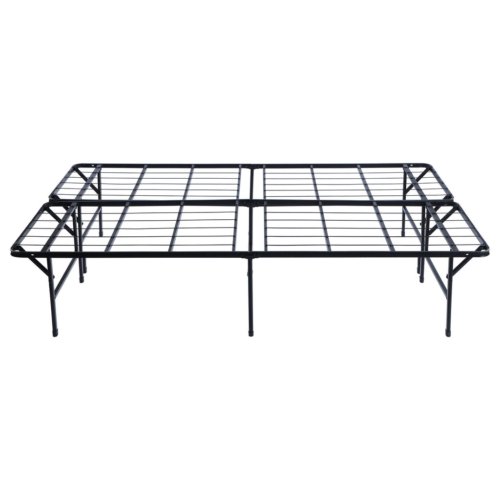 Mabel Metal Full Mattress Support Platform Bed Black by Unique Piece Furniture