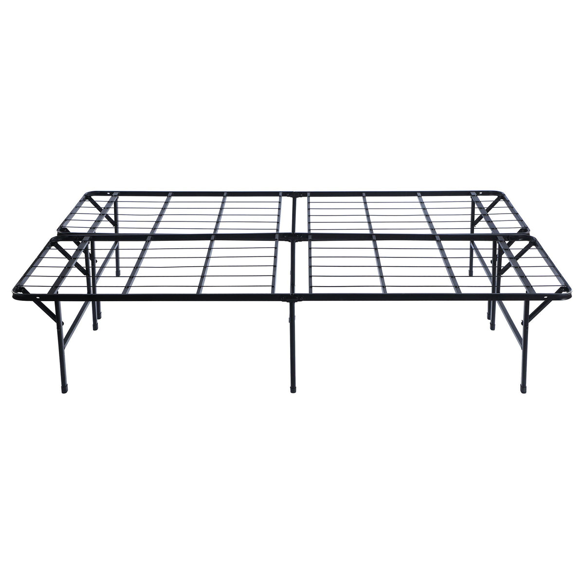 Mabel Metal Full Mattress Support Platform Bed Black by Unique Piece Furniture