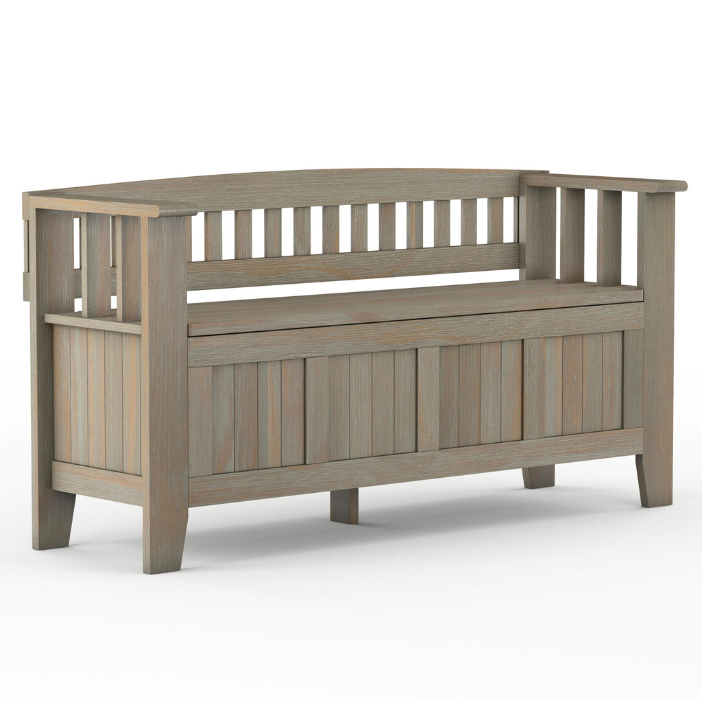 Acadian - Entryway Storage Bench, Handcrafted by Unique Piece Furniture