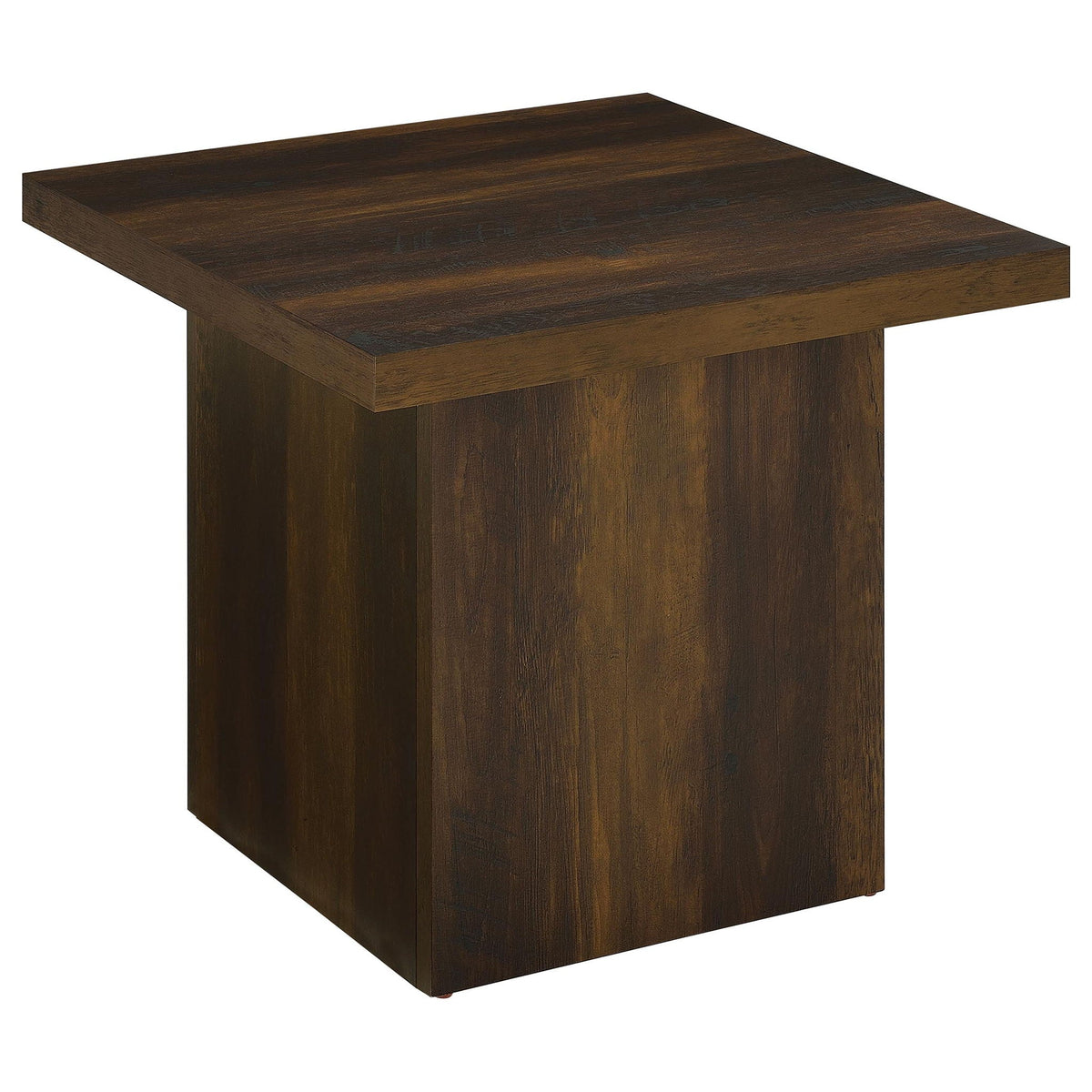 Devar 2-piece Square Coffee and End Table Set Dark Pine by Unique Piece Furniture